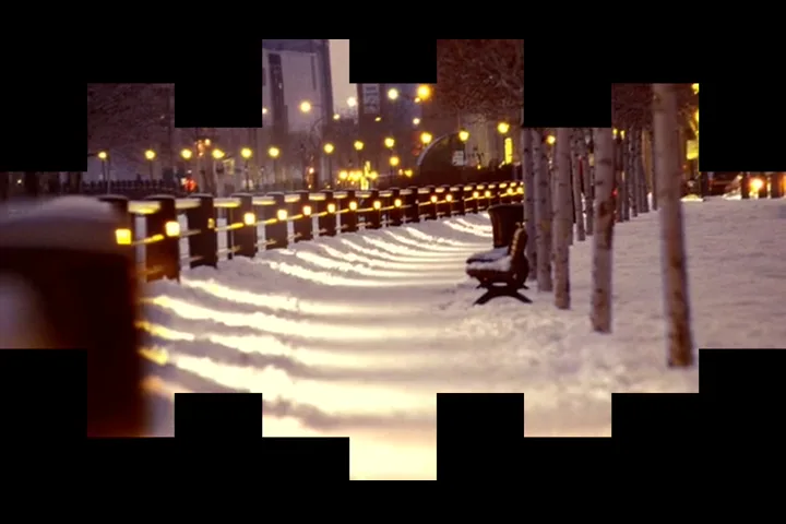 New Balance 18Q3作品畫面:夜間街景